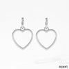 Jewelry Modern Style Sweet Heart Shape 304 Stainless Steel 316 Stainless Steel  16K Gold Plated White Gold Plated Gold Plated Jewelry Set