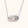 Jewelry Simple Style Solid Color 304 Stainless Steel 18K Gold Plated Plating Pendant Necklace